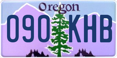 OR license plate 090KHB