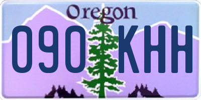OR license plate 090KHH