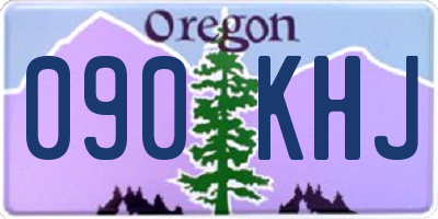 OR license plate 090KHJ