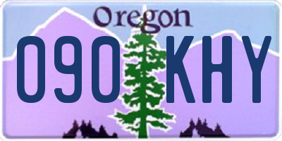 OR license plate 090KHY