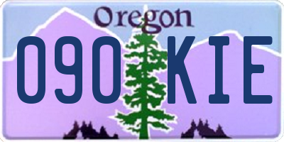 OR license plate 090KIE