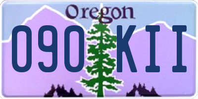 OR license plate 090KII