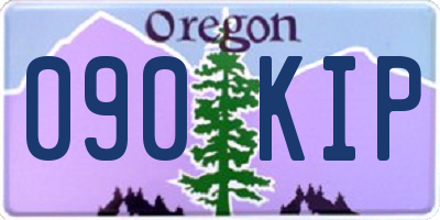 OR license plate 090KIP