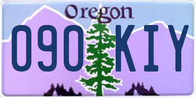 OR license plate 090KIY