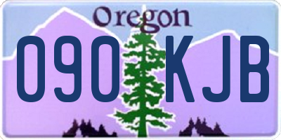 OR license plate 090KJB