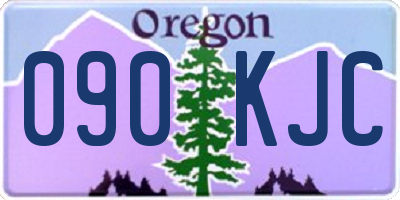 OR license plate 090KJC