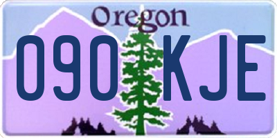 OR license plate 090KJE