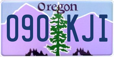 OR license plate 090KJI