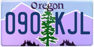 OR license plate 090KJL
