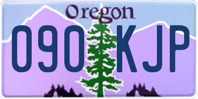 OR license plate 090KJP