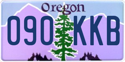 OR license plate 090KKB