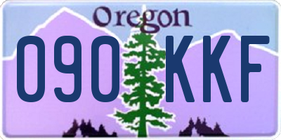 OR license plate 090KKF