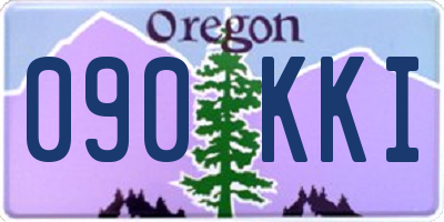 OR license plate 090KKI