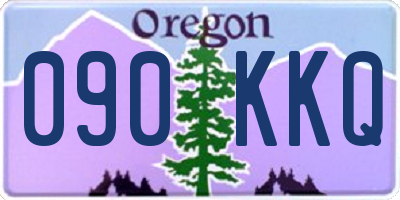 OR license plate 090KKQ