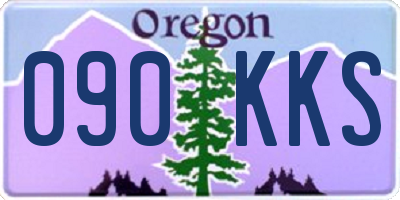 OR license plate 090KKS