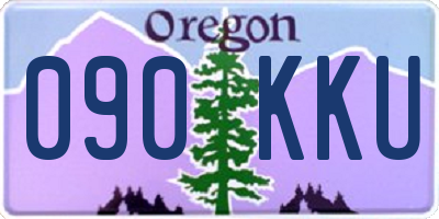 OR license plate 090KKU
