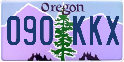OR license plate 090KKX