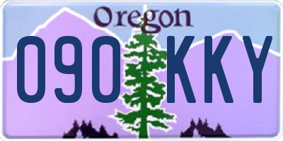 OR license plate 090KKY
