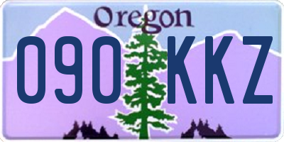 OR license plate 090KKZ