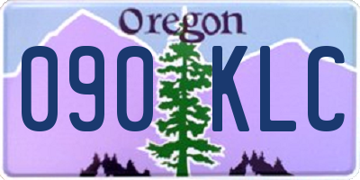 OR license plate 090KLC