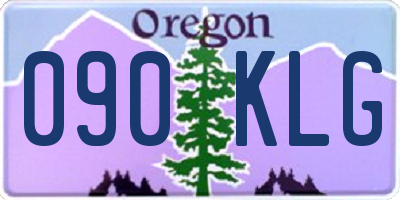 OR license plate 090KLG