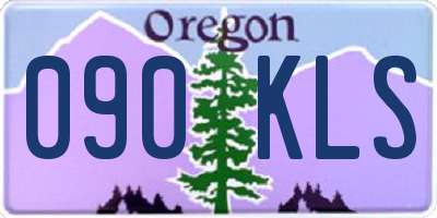 OR license plate 090KLS