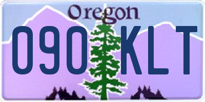 OR license plate 090KLT