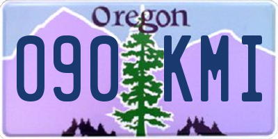 OR license plate 090KMI