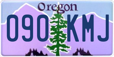 OR license plate 090KMJ
