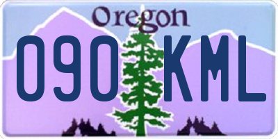 OR license plate 090KML