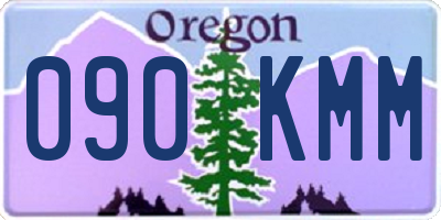 OR license plate 090KMM
