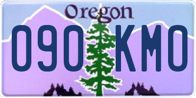 OR license plate 090KMO