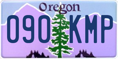OR license plate 090KMP