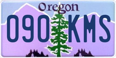 OR license plate 090KMS