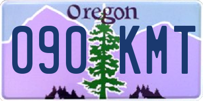 OR license plate 090KMT