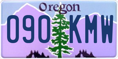 OR license plate 090KMW