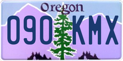 OR license plate 090KMX