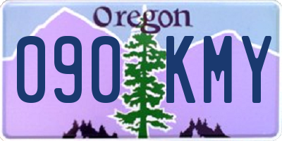 OR license plate 090KMY
