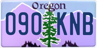 OR license plate 090KNB