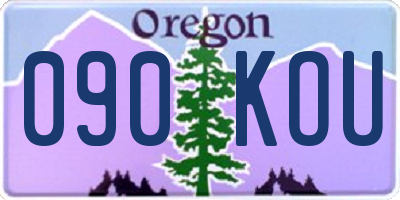 OR license plate 090KOU