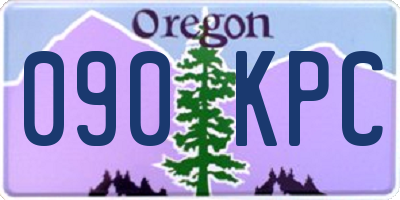 OR license plate 090KPC