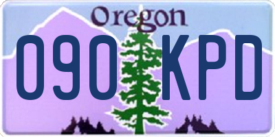OR license plate 090KPD