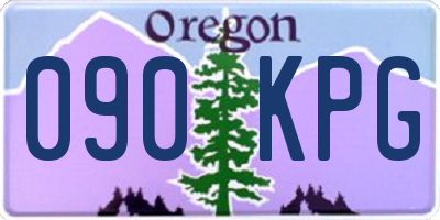 OR license plate 090KPG