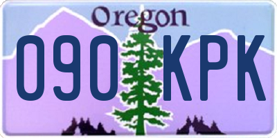 OR license plate 090KPK