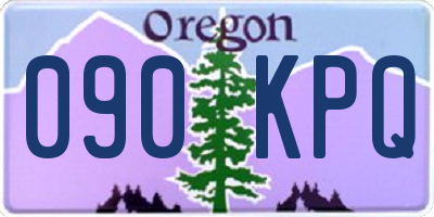 OR license plate 090KPQ