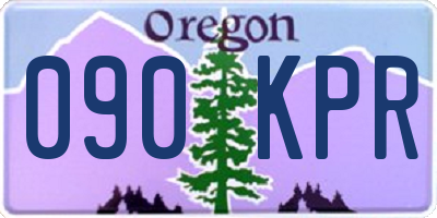 OR license plate 090KPR