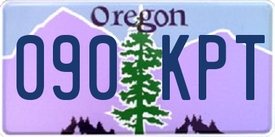 OR license plate 090KPT