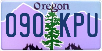 OR license plate 090KPU