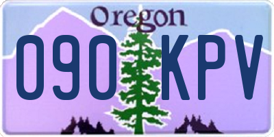 OR license plate 090KPV