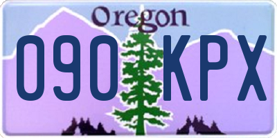 OR license plate 090KPX